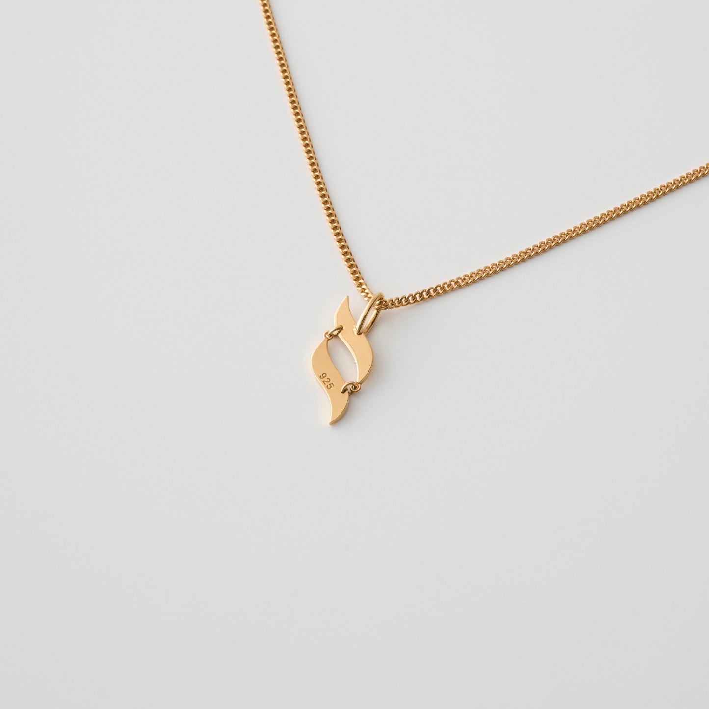 S LOGO NECKLACE